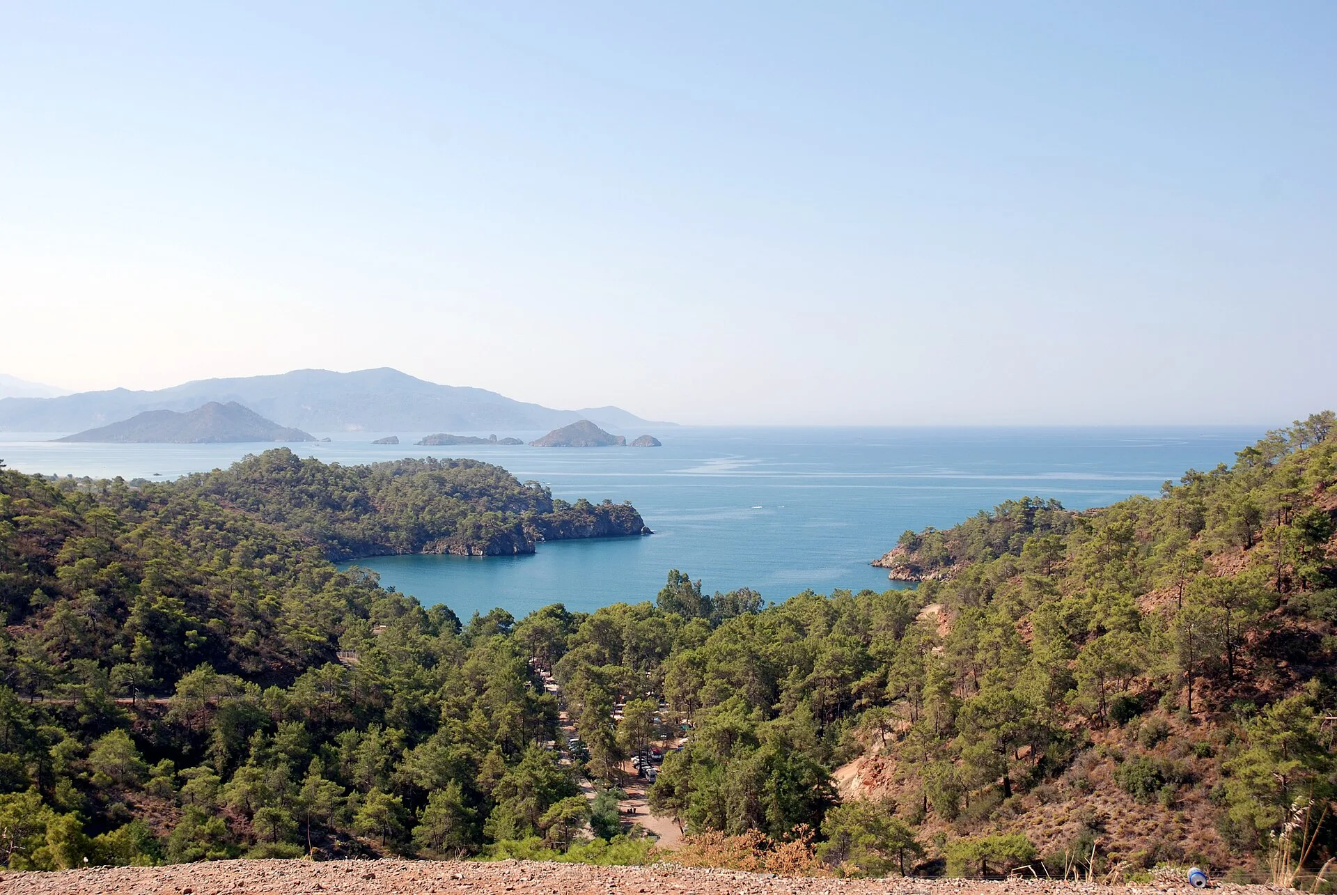 Villa Valor 1, Ölüdeniz'den Hisarönü'ne çıkan yoldan manzara, villanın çevresi