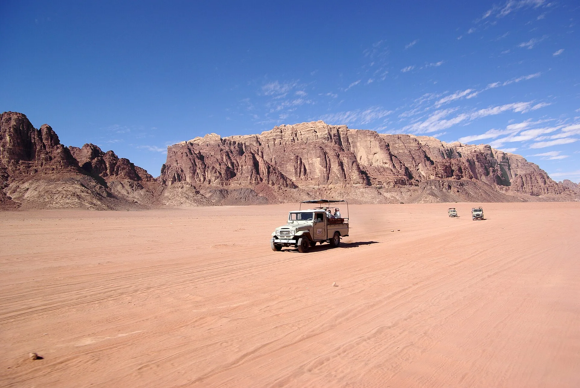 Wadi Rum çölünde cip turu, Ürdün