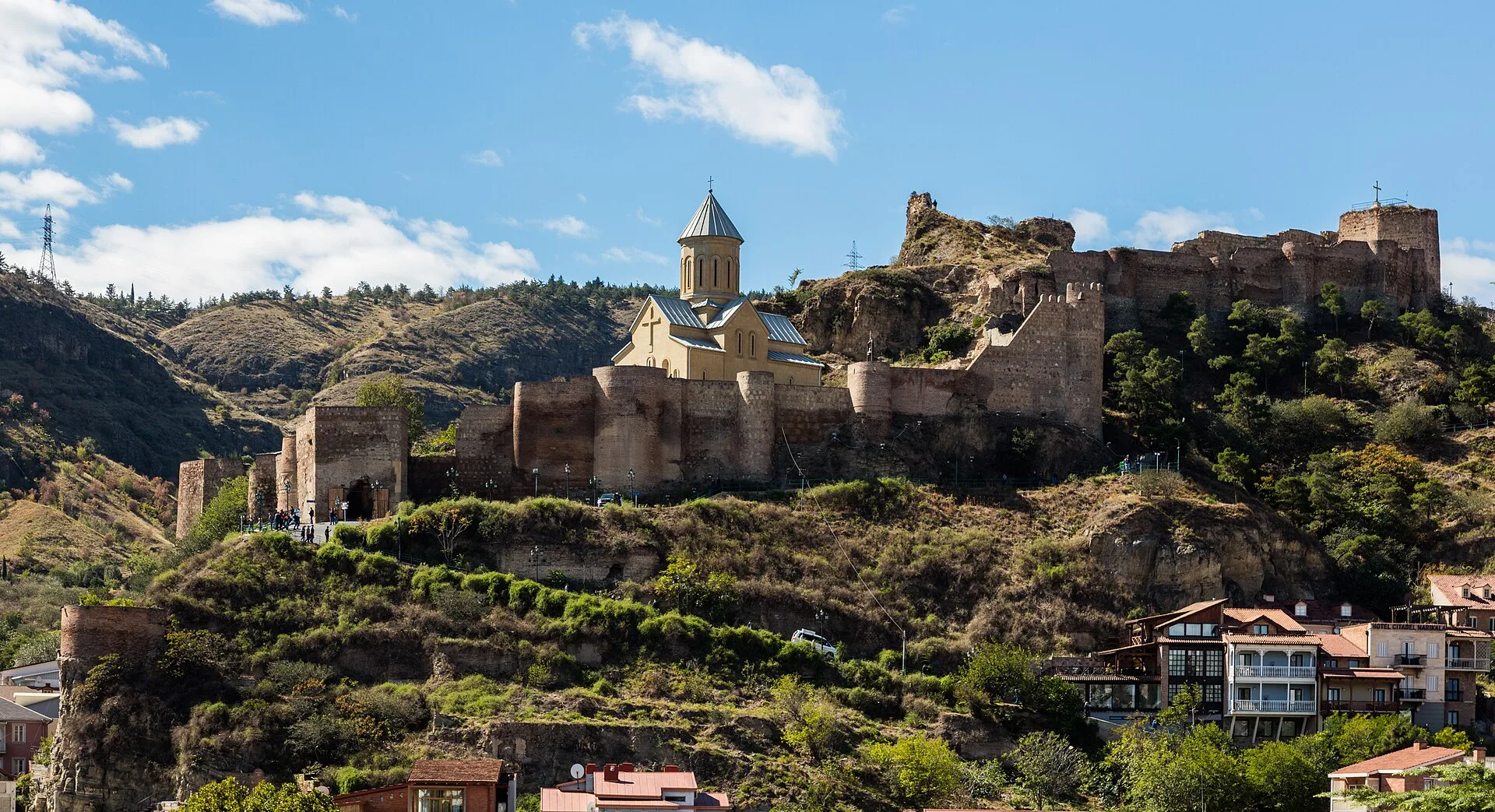 Tiflis'te Narikala Kalesi ve eski şehir, Gürcistan