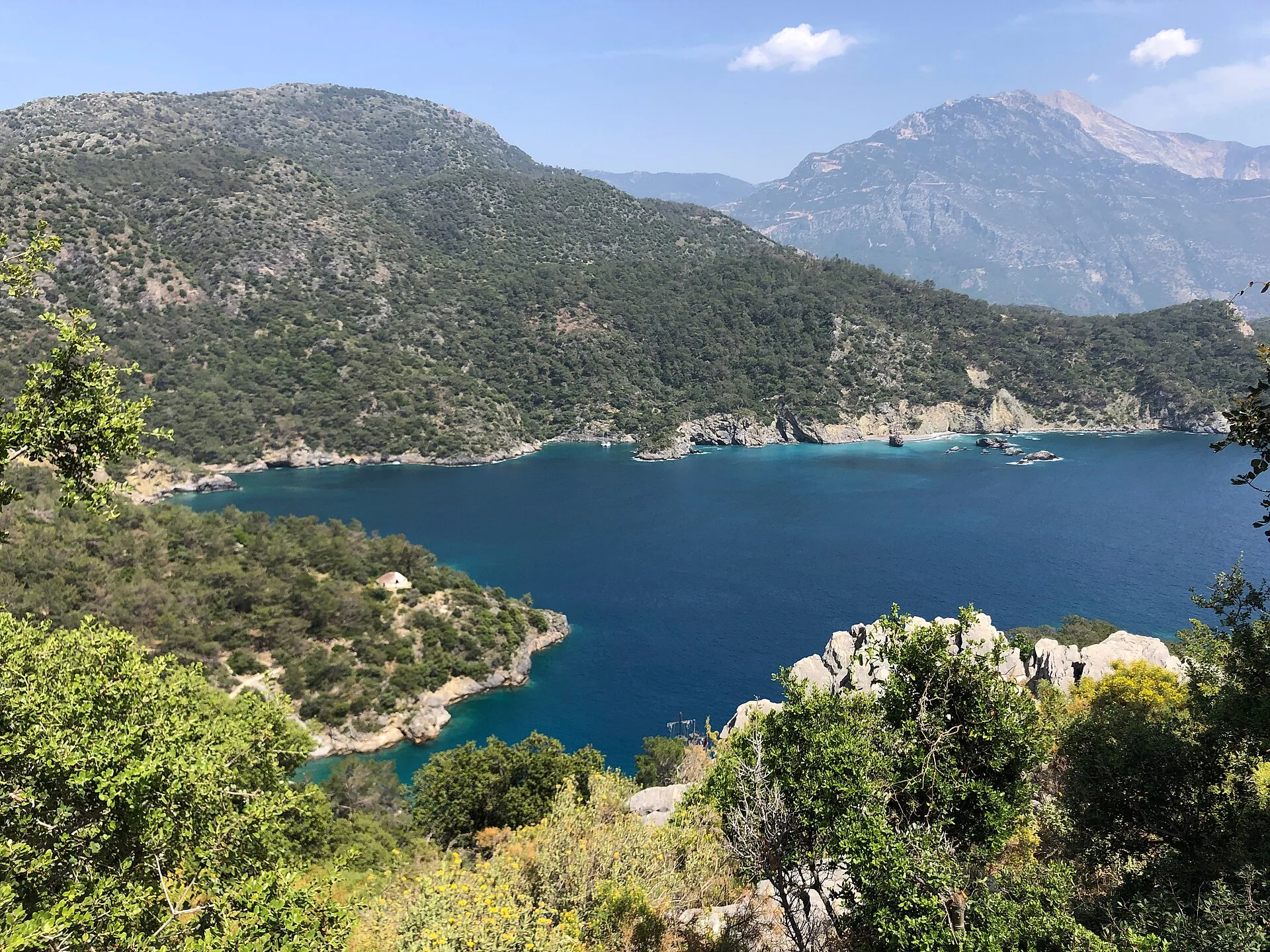 Villa Melis, Ölüdeniz ormanlarından Babadağ, Hisarönü çevresi