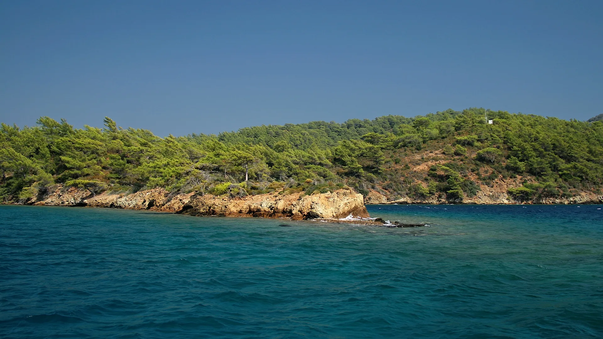 Villa Ada Duo, Göcek körfezinde Domuz Adası, İnlice'nin çevresi