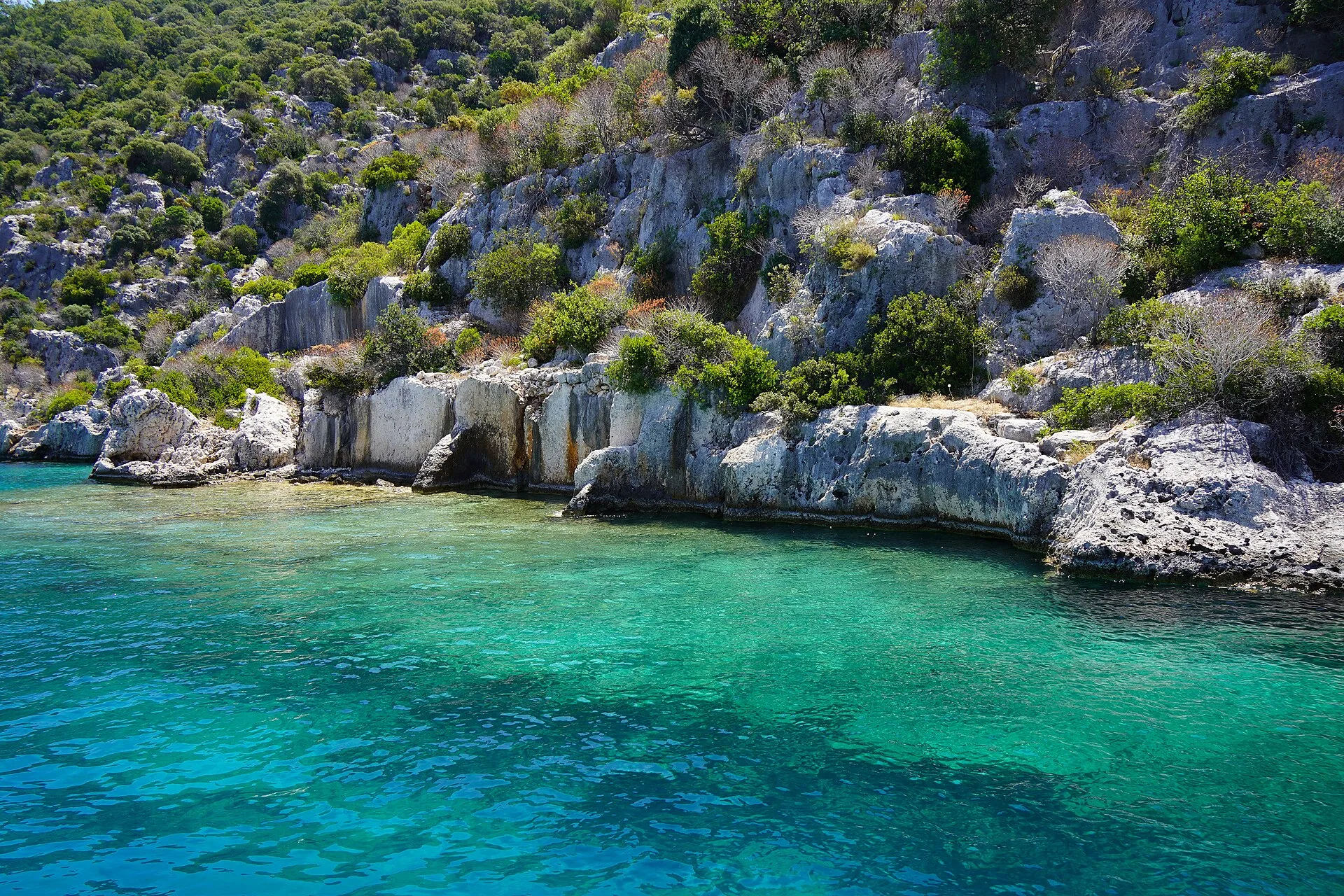 Kekova'da batık kent kalıntıları, Antalya